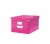 Leitz Irattároló doboz, A4, lakkfényű, Rózsaszín
