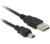 Delock USB 2.0 Type-A apa > Type mini-B apa 3m