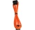 BitFenix Molex hosszabbító 45cm narancs/fekete