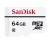 Sandisk microSDXC 64GB Class10 20MB/s