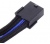 SilverStone PP07 8 tűs > PCI-E 6+2 tűs fekete/kék