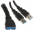 BitFenix 2db USB 3.0 külső > USB 3.0 belső 30cm