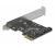 Delock 2 portos SATA PCI Express x1 Kártya 