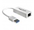 Delock USB 3.0 -> Gigabit LAN Fehér (62417)