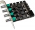 Lamptron CP436 ARGB PCI ventilátorszabályzó Fekete