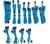Corsair prémium tápkábel pro kit T4 G4 kék