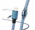 Hama FIC E3 Reflective USB-A/Lightning 1,5m kék