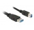 Delock USB 3.0 A > B 5m fekete