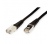 Roline S/FTP (PiMF) patch kábel Cat.6 fekete 1m