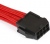 Phanteks 6+2 tűs PCIe hosszabbító piros