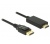 Delock DisplayPort 1.2 > HDMI passzív 4K 2m fekete