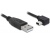 Delock USB-A male > USB mini-B male könyök 5m