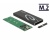 Delock M.2 SATA SSD Külső ház USB Type-C