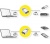 Roline USB 3.2 Gen 1 Type-C - Type-A adapter