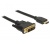 Delock DVI-D 18+1 Single Link > HDMI 1,5m