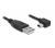 Delock USB-A male > USB mini-B male könyök 1m