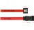 Delock SATA 6Gb/s FLEXI 70cm piros fém