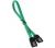 BitFenix SATA-III adatkábel 30cm zöld/fekete