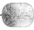 Quadralite derítőlap 120x180 (fehér-ezüst)