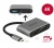 Delock USB-C adapter HDMI-hez és VGA-hoz