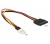 DELOCK Power Cable SATA 15 pin male > 4 pin floppy