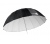 Quadralite Space 185 white parabolic umbrella