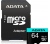 Adata Premier Pro microSDXC U3 100/80 64GB + adap.