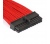 Phanteks 4-Pin ATX12V 50cm hosszabbító - piros