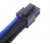 SilverStone PP07 PCI-E 6 tűs fekete/kék