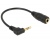 Delock audio sztereó kábel, 2.5 mm hajlított apa >