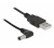 Delock USB táp > DC 5,5x2,5mm apa 90° 1,5m