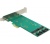 Delock PCI Express M.2 Key B 110mm adapter LP
